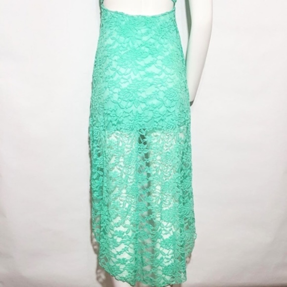 Poetry Party Dress High Low Lace - Picture 6 of 8